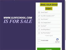 Tablet Screenshot of iluvschool.com